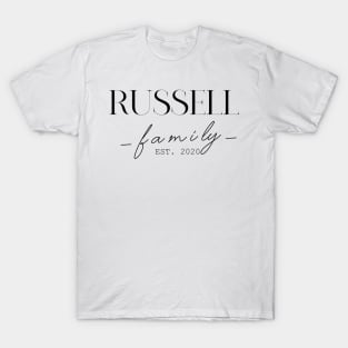 Russell Family EST. 2020, Surname, Russell T-Shirt